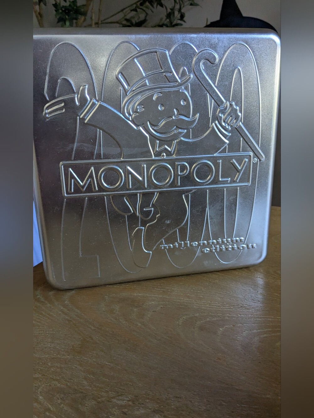 Monopoly Millennium Anniversary Edition Silver Tin Collector Game